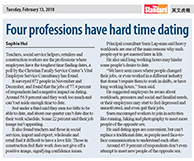 The Standard – Four professions have hard time dating