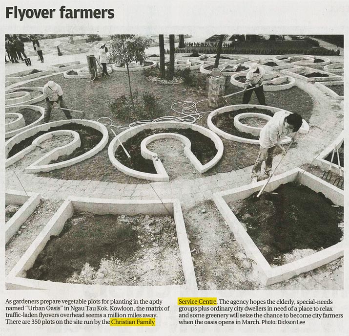 News clipping: SCMP - Flyover farmers 