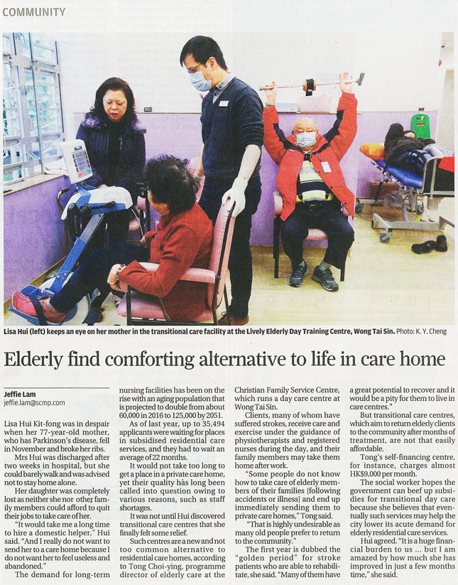 Elderly find comforting alternative to life in care home