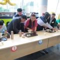 各机构代表与本会的残疾人士组队参与「咖啡老友比赛」