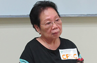 圖片5: 照顧者鄭麗香女士分享獨力照顧中度智障女兒時的困難