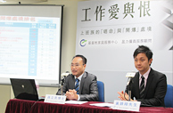 圖片2: 本會盈力僱員服務顧問委託香港浸會大學，透過電話訪問了801名在職人士，探討他們工作的愛與恨。