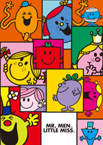 Mr. Men Little Miss系列 旗纸一张