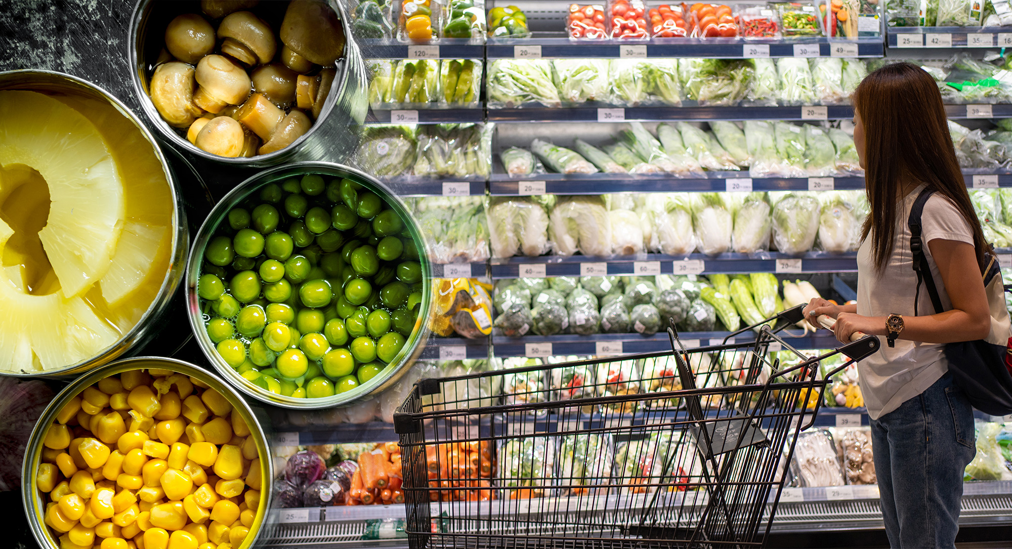 急凍、罐頭及盒裝蔬菜的營養價值