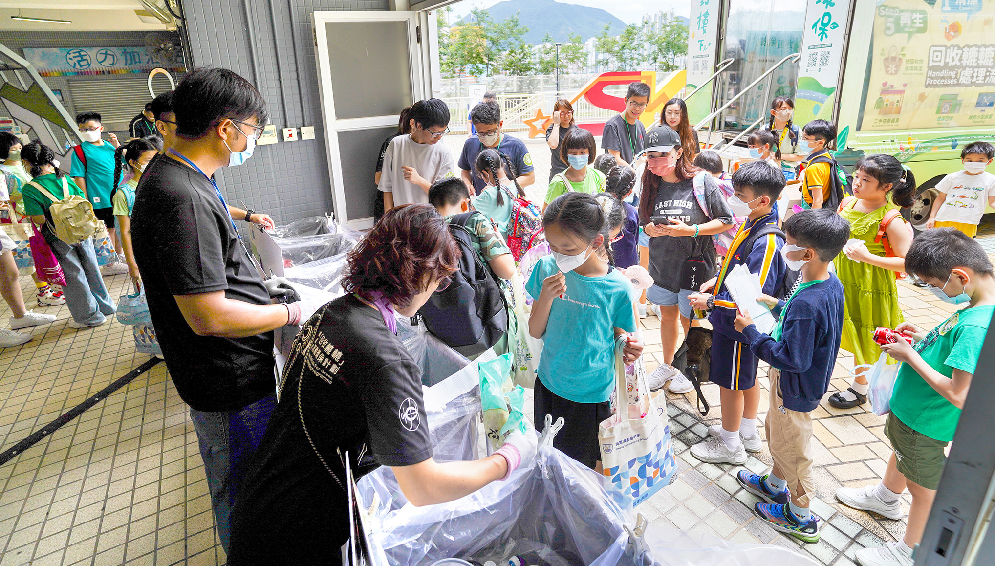 回收轆轆「轆」入校園  為千名小學生 散播「環保」種子