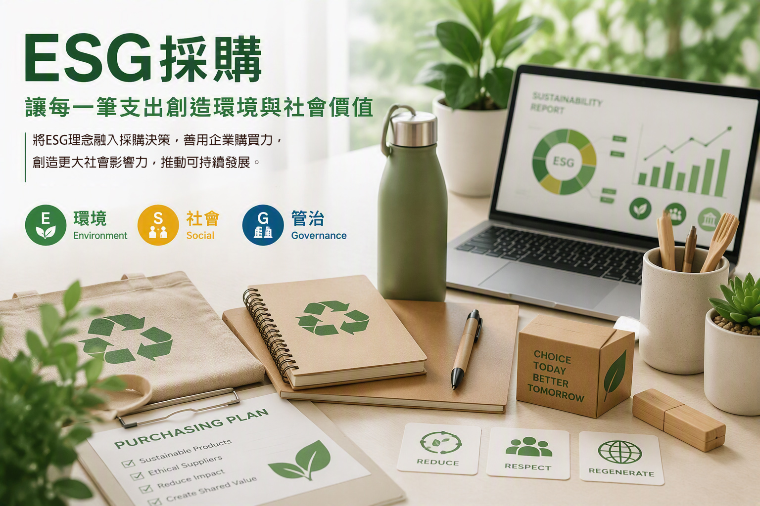ESG採購：讓每筆支出創造環境與社會價值