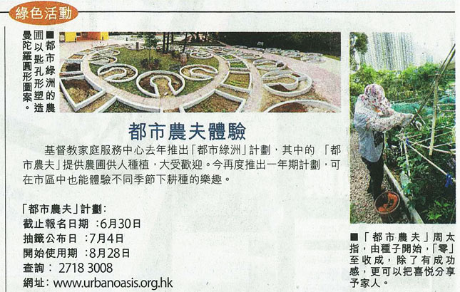 圖片: 都市農夫體驗