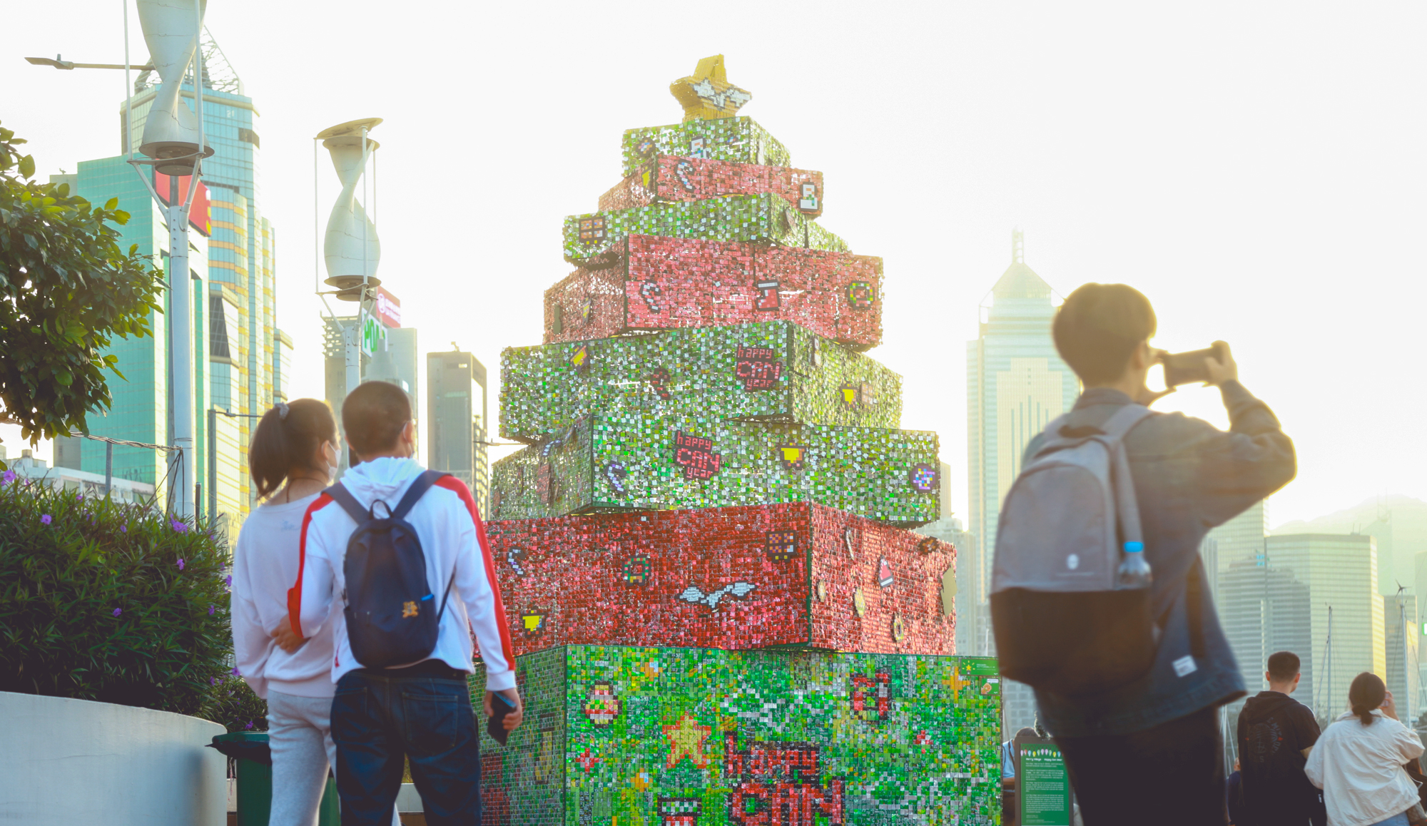 Happy Can Year  - Christmas Installation by Alchemist Creations x Opportunities and Inclusion for People with Disabilities